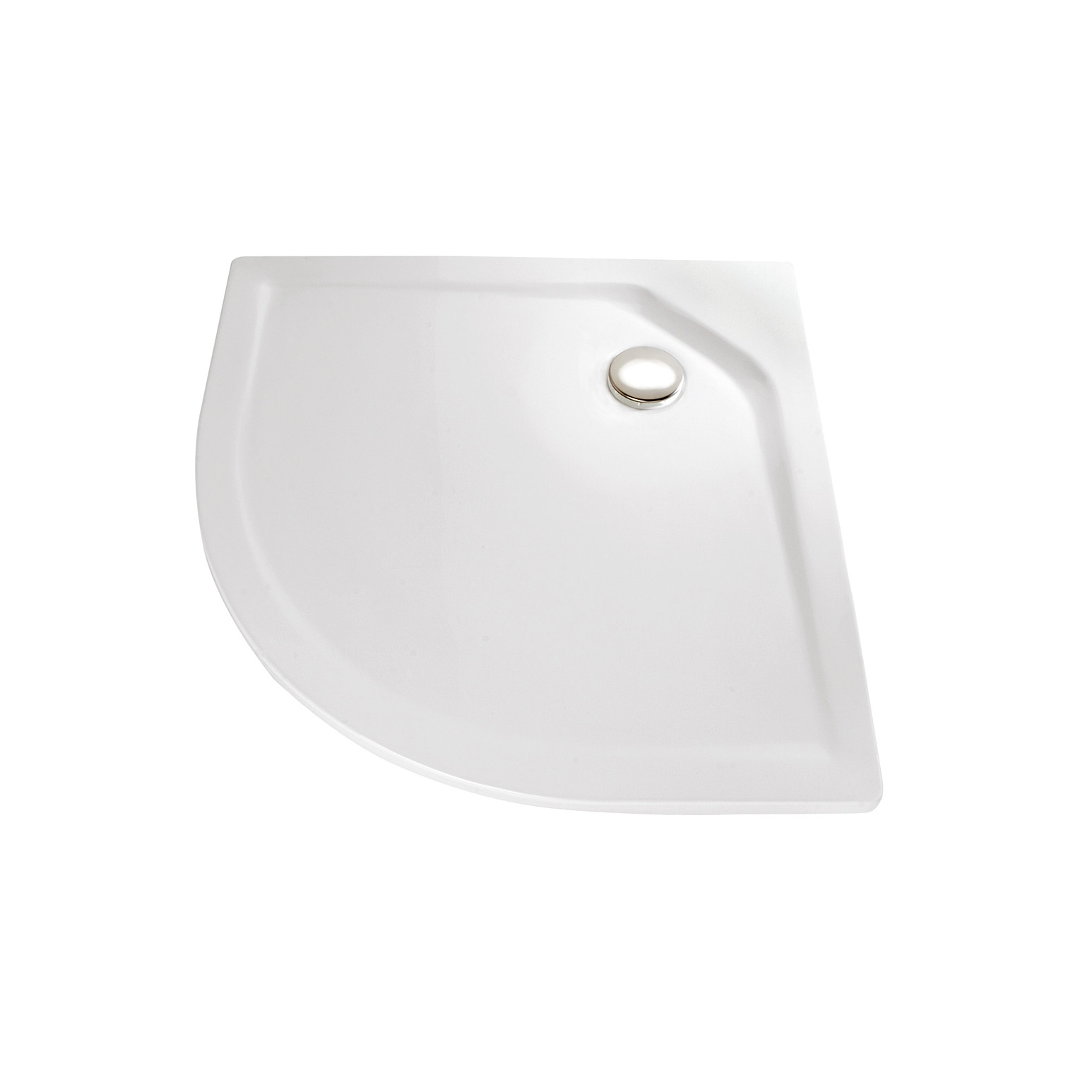 Quarter-circle R550 super flat with point drain